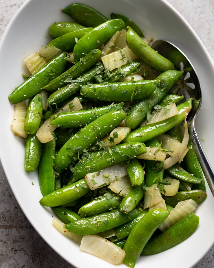 sautÃ©ed snap peas and fennel