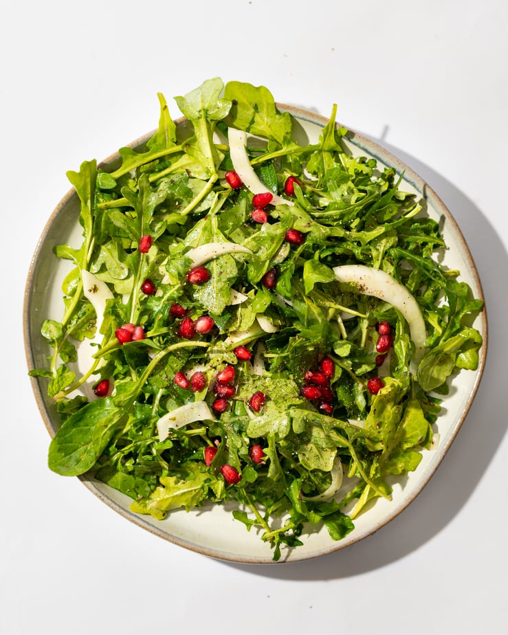 arugula and herb salad