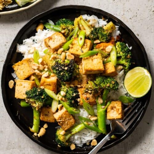 tofu and broccoli stir fry