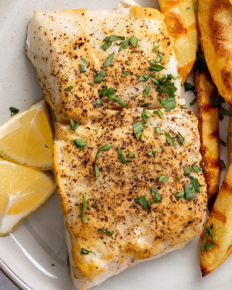 baked dijon halibut