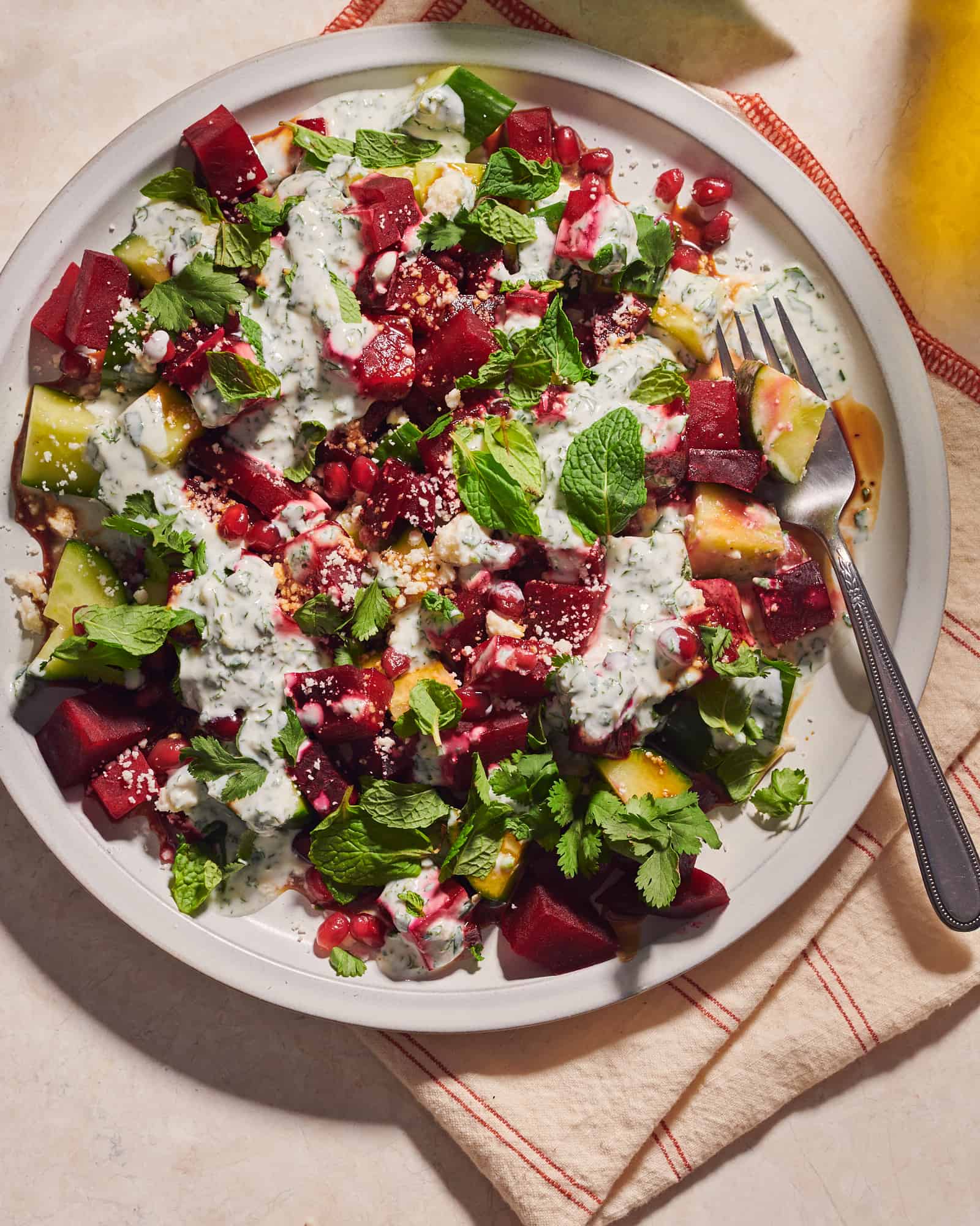 cucumber beetroot salad