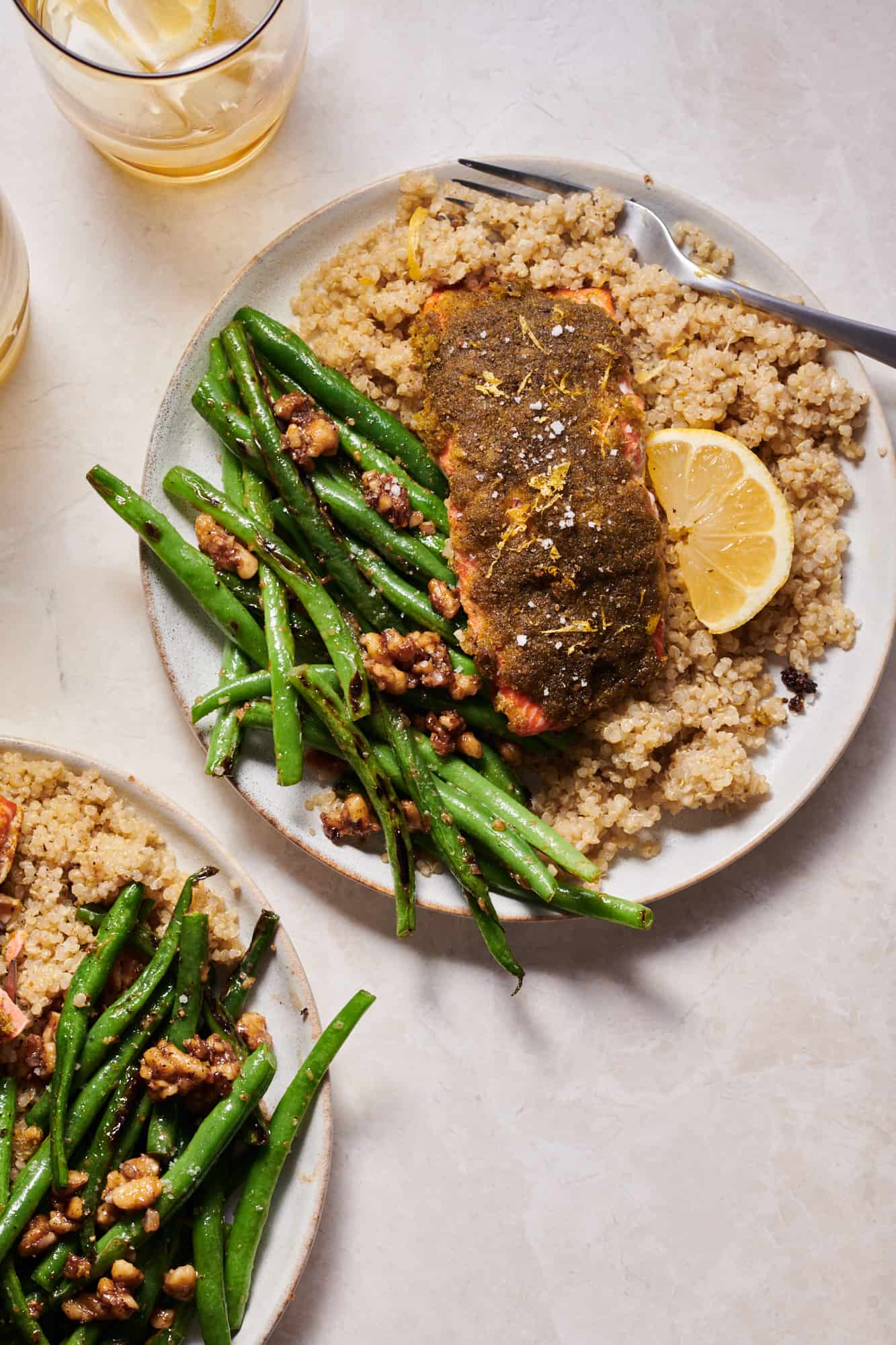 pesto crusted salmon