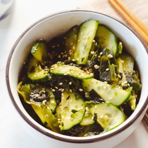 cucumber wakame salad