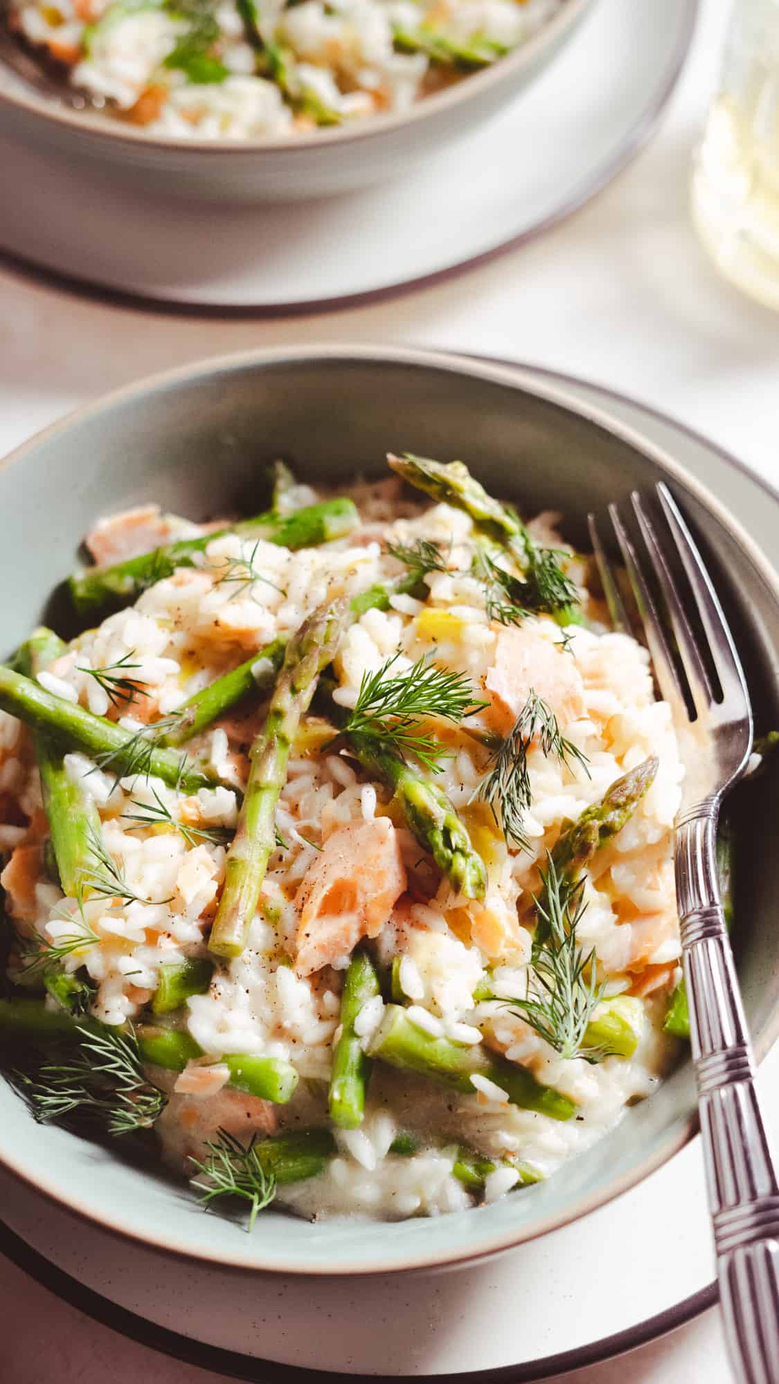 salmon and asparagus risotto - Redwood Kitchen