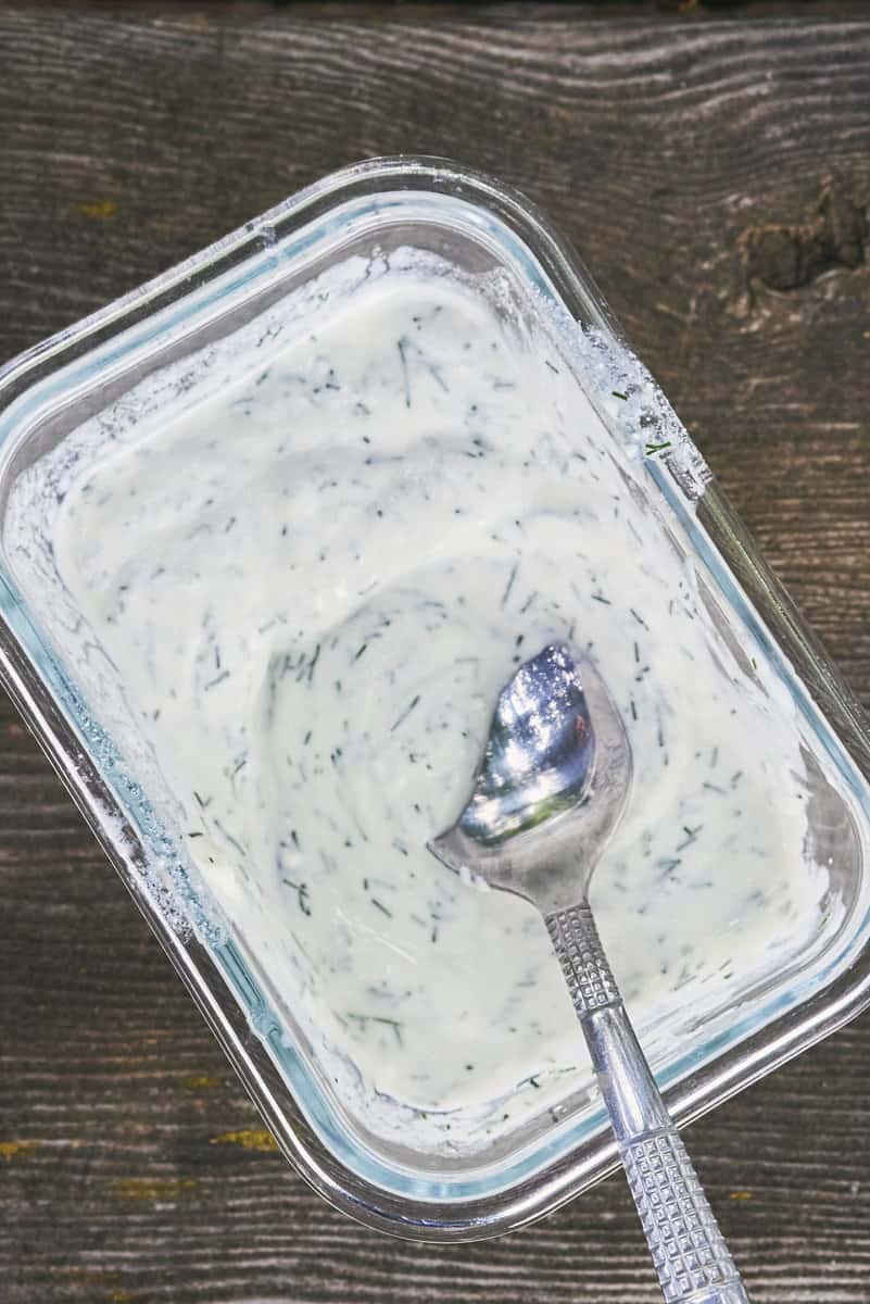 yogurt lemon dill sauce
