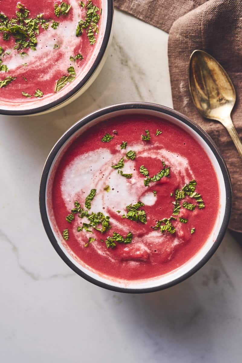 cold beet soup
