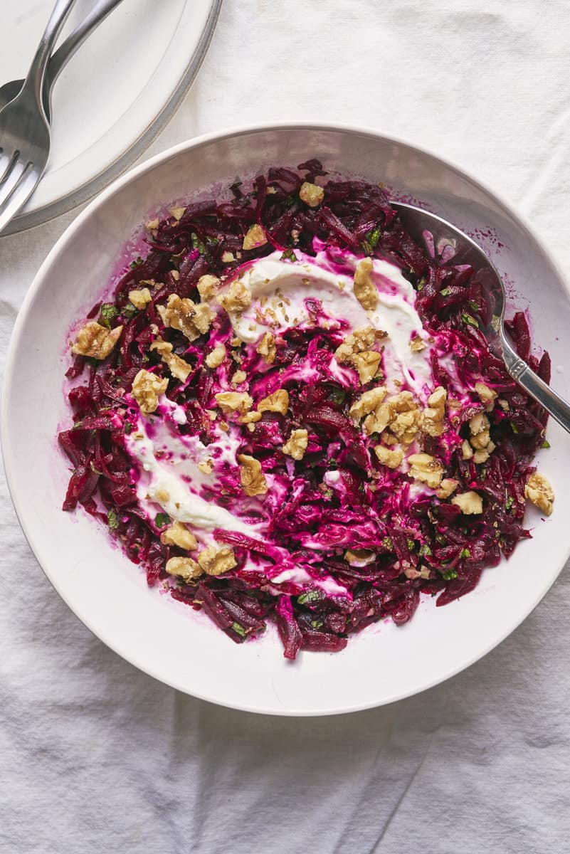 Turkish beet salad pancar salatasi