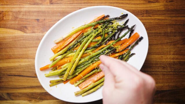 Honey Butter Roasted Carrots and Asparagus Redwood Kitchen